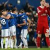 LIVERPOOL SUFFERS TITLE SETBACKWITH DERBY DAY DEFEAT TO EVERTON.